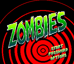Zombies (Europe) Title Screen